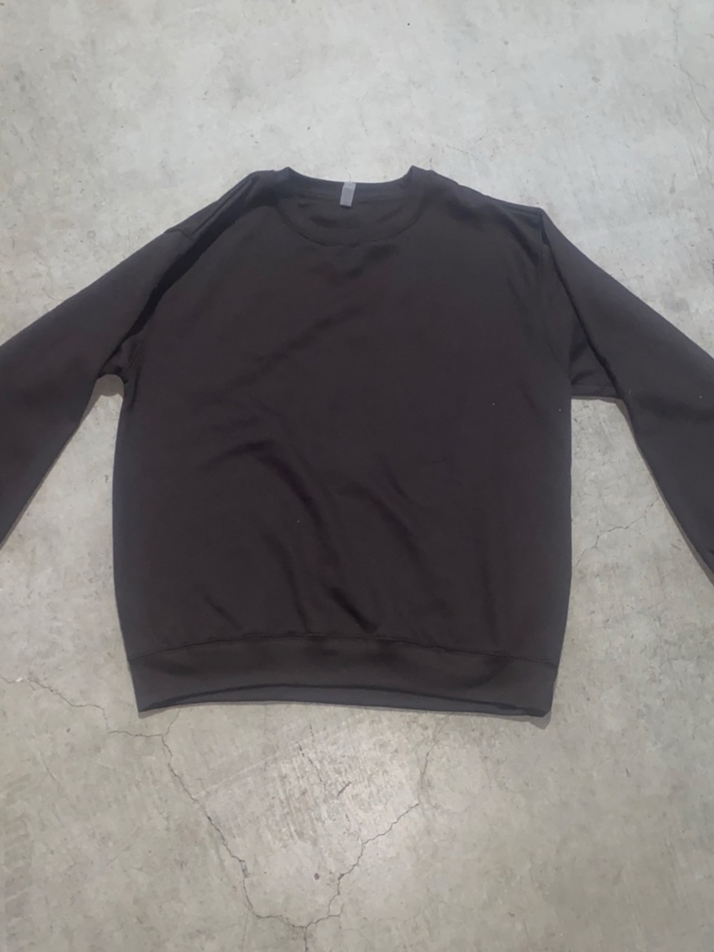 Men's Black Crewneck Sweater - Minimal Everyday Style